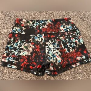 FLEO Rare Discontinued Pattern - Power High Rise Original Shorts